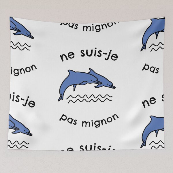 Item preview, Dolphin t-shirt - am not cute - gift - birthday designed and sold by ali998.