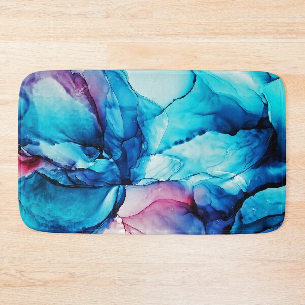 Item preview, Alcohol ink blue, purple, clear designed and sold by Arinom.