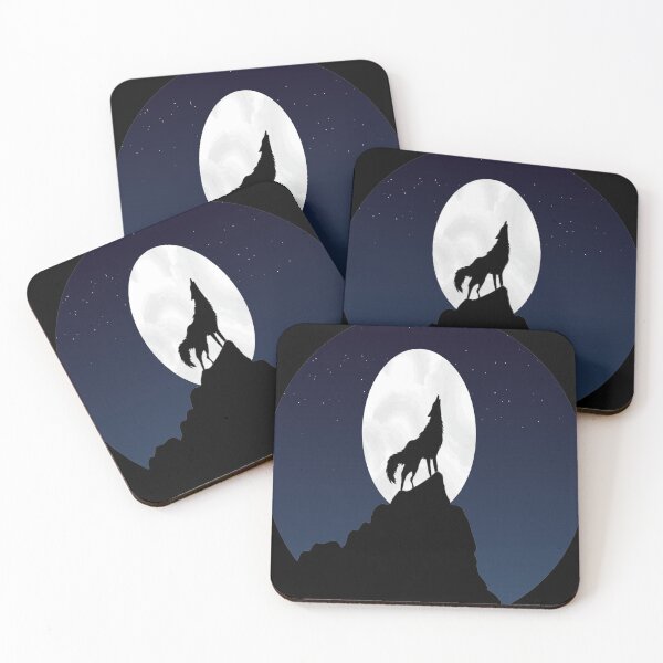 Item preview, Wolf, moon, fantasy, wild, dog, wolves designed and sold by Wasef Baker.