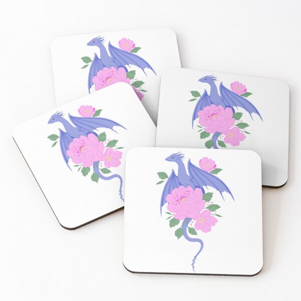 Item preview, Smol dragon with flowers designed and sold by UnholyRadioHost.