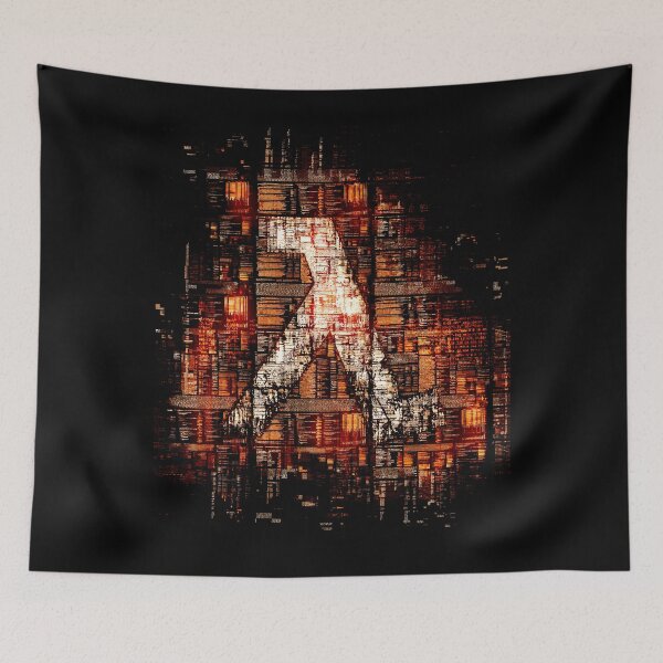 Item preview, Half Life Logo - Neon Glitch designed and sold by Visionyst.