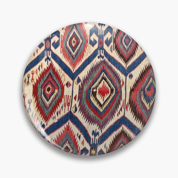 Item preview, Konya Central Anatolian Antique Kilim Print designed and sold by Vicky Brago-Mitchell®.