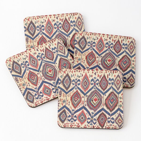 Item preview, Konya Central Anatolian Antique Kilim Print designed and sold by Vicky Brago-Mitchell®.