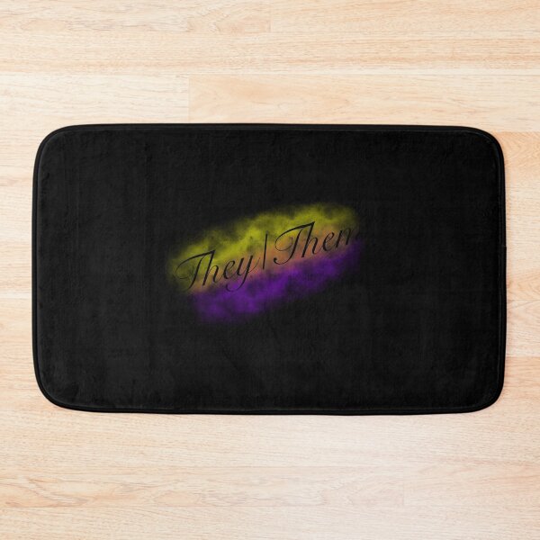 Item preview, They/Them (black) designed and sold by Friend of Frogs.