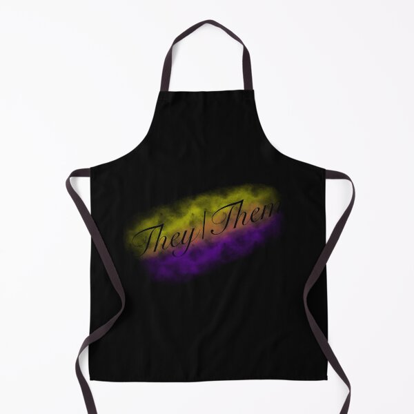 Item preview, They/Them (black) designed and sold by Friend of Frogs.