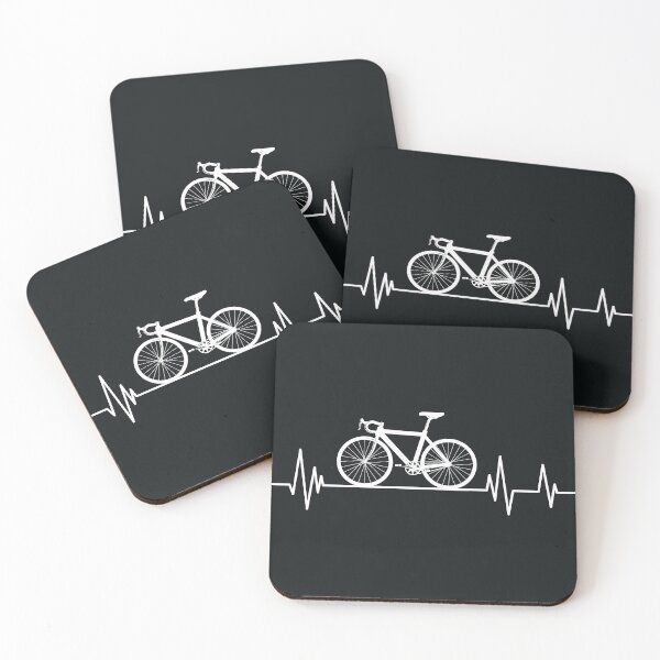 Item preview, Bicycle Heartbeat,Cyclist Biker Heartbeat Biking ,cycling lovers designed and sold by ELmezz.