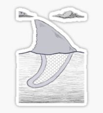 Surf shark Sticker