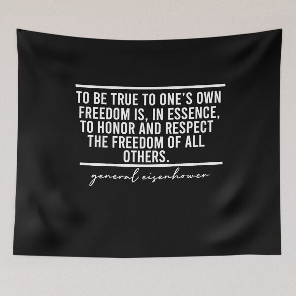 Item preview, to be true to one's own freedom is, in essence, to honor and respect the freedom of all others. designed and sold by Ilyas912.