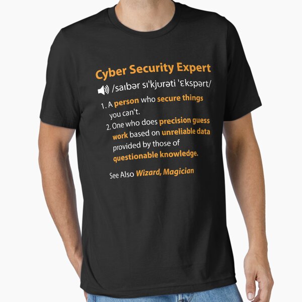 Item preview, Cyber Security Expert Definition designed and sold by TopDawgDesigns.