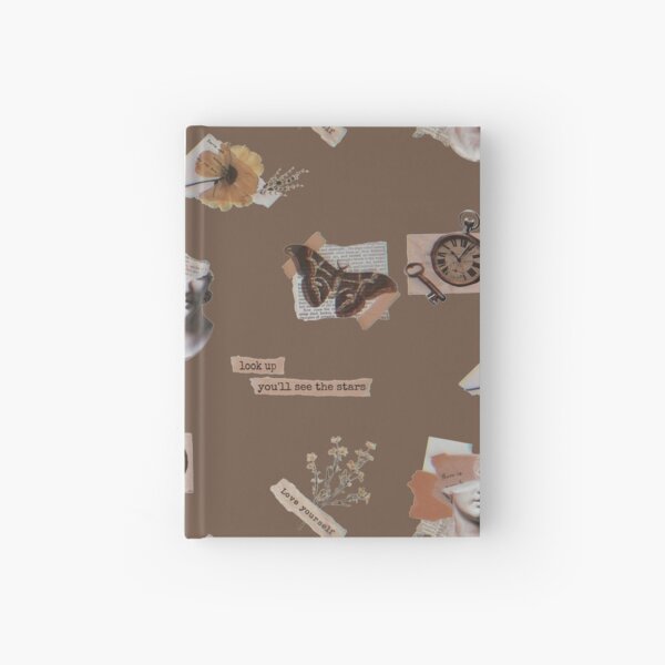 rainy evening at the library- Dark Academia Hardcover Journal