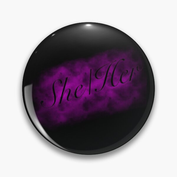 Item preview, She/Her (black) designed and sold by Friend of Frogs.
