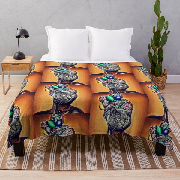 Item preview, African American Culture Cat - Surreal Cats designed and sold by AnimalSociety.