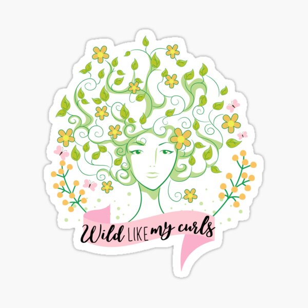Item preview, Wild Like My Curls designed and sold by Dollfacedesign.