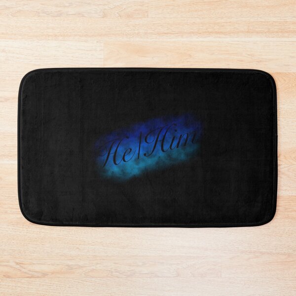 Item preview, He/Him (black) designed and sold by Friend of Frogs.