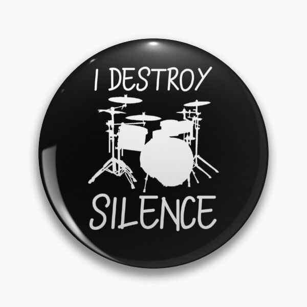 Item preview, Drum I Destroy Silence T-Shirt Drum brands T-Shirt Drum T-Shirt designed and sold by OAPod.