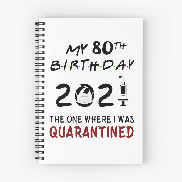 Item preview, My 80th Birthday 2021 The One Where I was Quarantined gifts designed and sold by AnimaLovers.