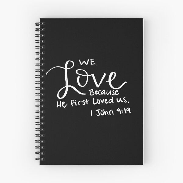 Item preview, We Love Because He First Loved Us designed and sold by Mandarkhahaha.
