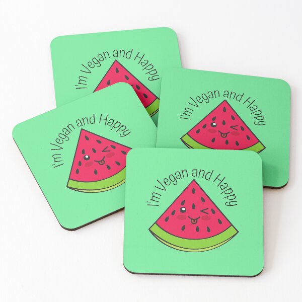 Item preview, I'm Vegan and Happy designed and sold by Checivinicius.