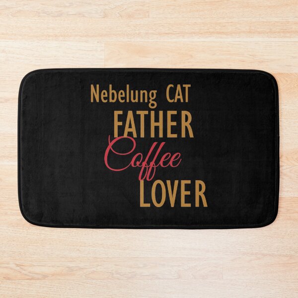 Item preview, Nebelung CAT Father Coffee Lover. The perfect clothes and stickers for cat and coffee lovers designed and sold by amrmab.