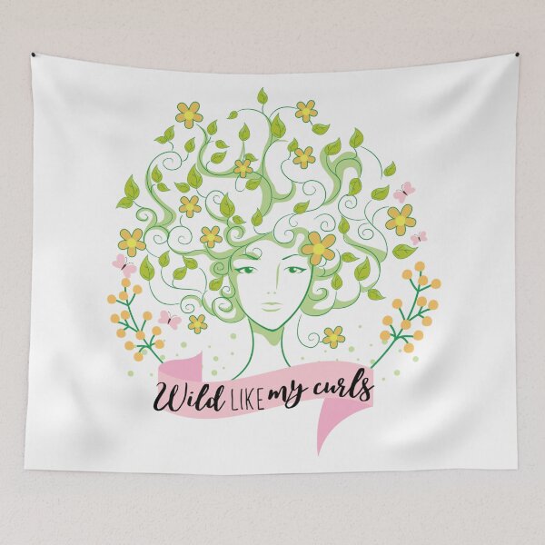 Artikelvorschau, Wild wie meine Locken entworfen und verkauft von Dollfacedesign.