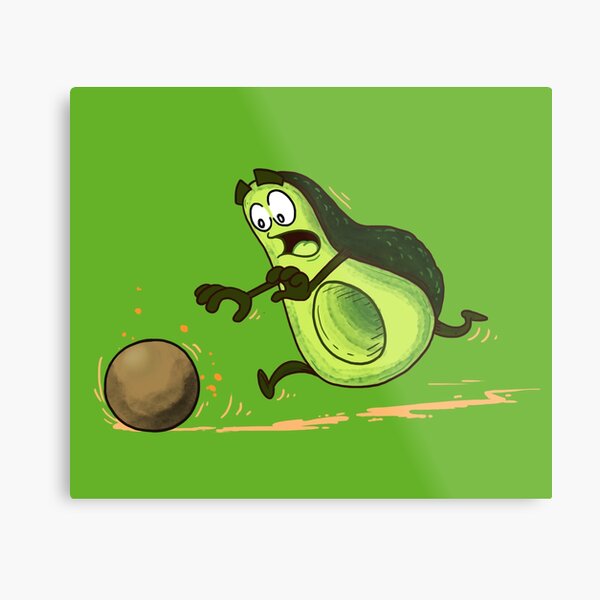 Aguacate en problemas Lámina metálica