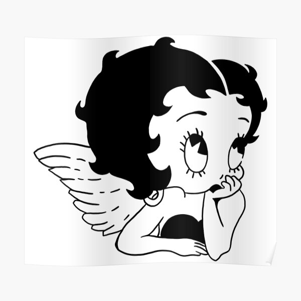 black betty boop poster