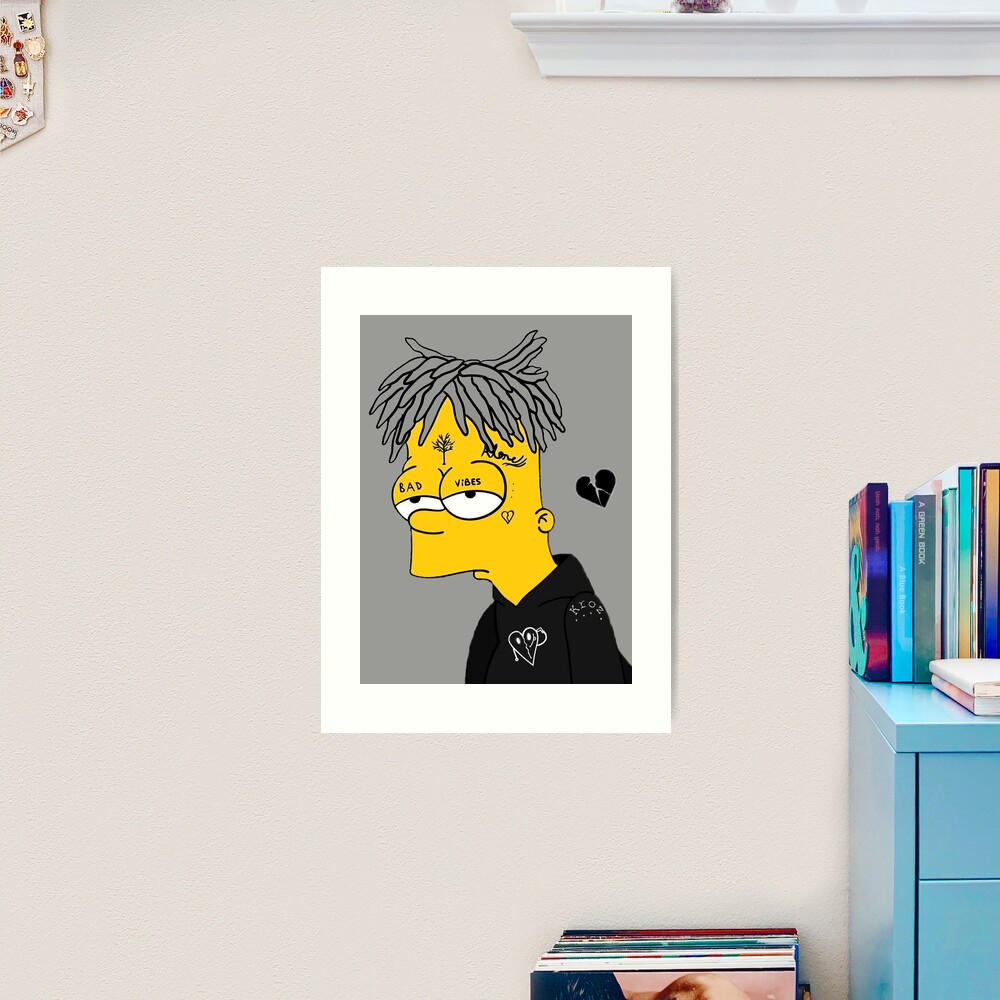 Bart sad Art Board Print by Loony80