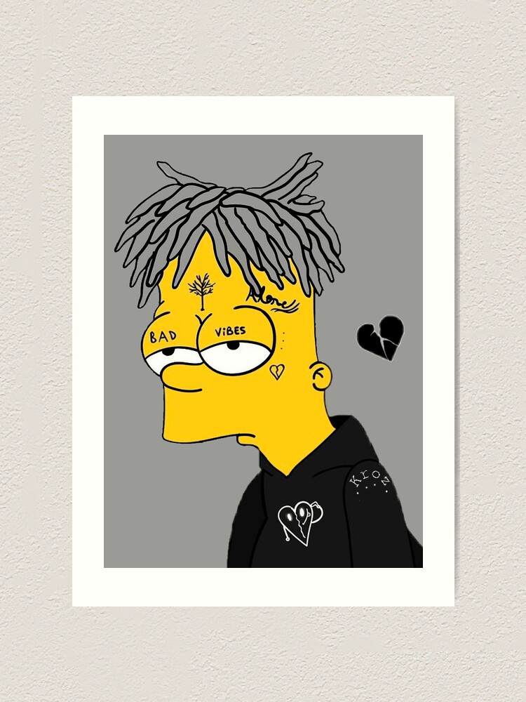 Bart sad Art Board Print by Loony80