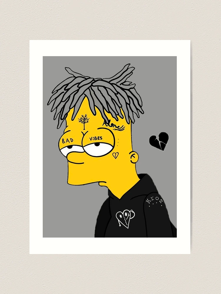 Sad Bart  Art Board Print for Sale by StudioKZK