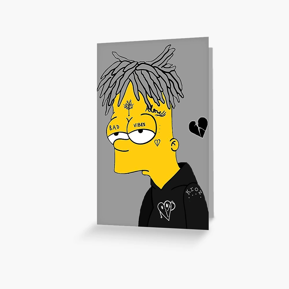 Bart Xxxtentacion Greeting Card for Sale by Kevin Trace Shop