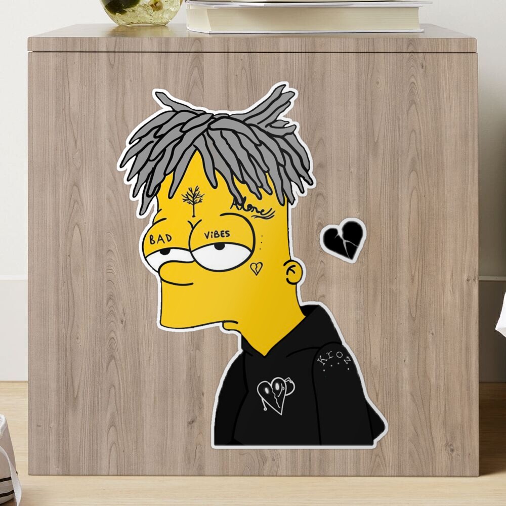 Sad bart Sticker by emxlix