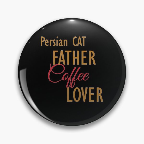 Item preview, Persian CAT Father Coffee Lover. The perfect clothes and stickers for cat and coffee lovers designed and sold by amrmab.