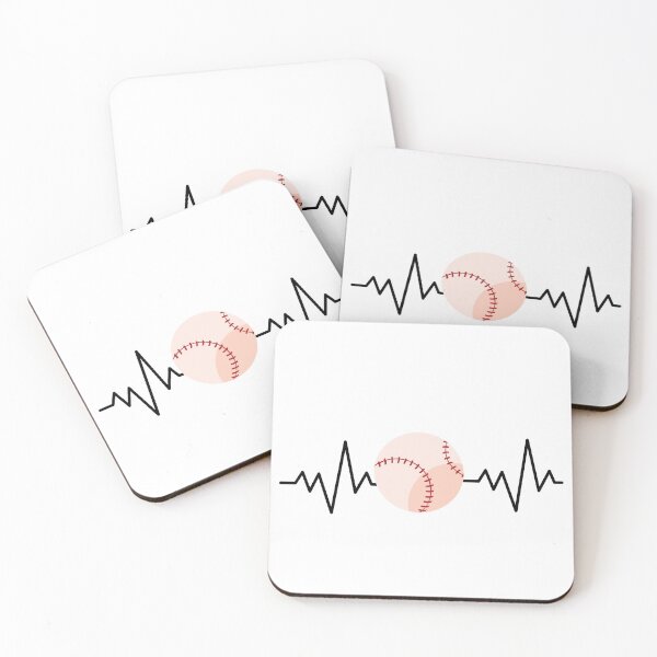 Item preview, Baseball heartbeat designed and sold by OugelShop.