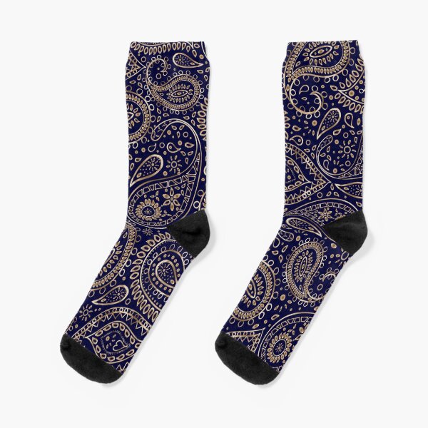 Mens deals paisley socks