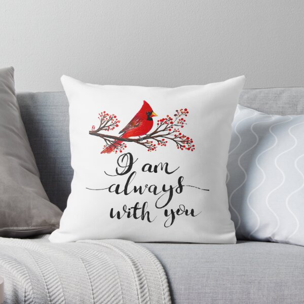 A Letter From Heaven Throw Pillow Covers Northern Cardinal - Temu