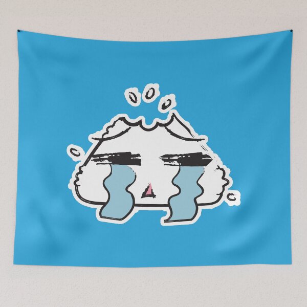 Item preview, Sobbing Onigiri - Anime Expression designed and sold by otakurastyle.