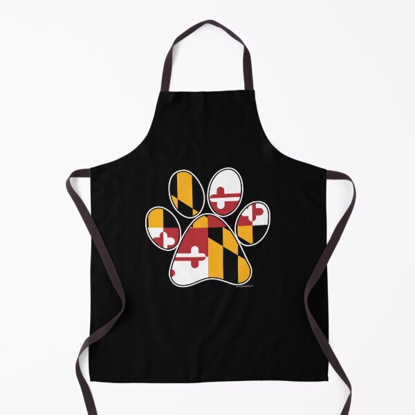 Item preview, Maryland Flag Puppy Paw Print for Dog Lovers designed and sold by MarylandStyle.