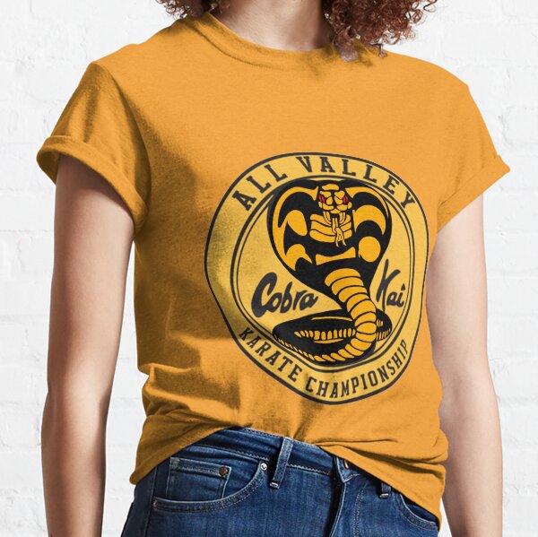 Cobra Kai Vintage Cobra Kai Karate Kid inspirierte Kinder T-Shirt schwarz Classic T-Shirt