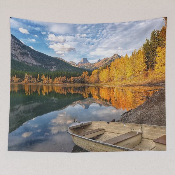Item preview, Peaceful Autumn Scene designed and sold by indigorayz.