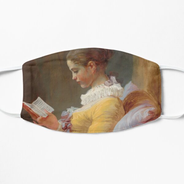 The Reader (1770-1772) - Jean-Honoré Fragonard Flat Mask