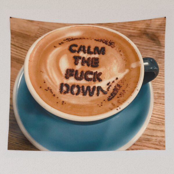 Item preview, Calm The Fuck Down Coffee Mug designed and sold by tryin2brelevant.
