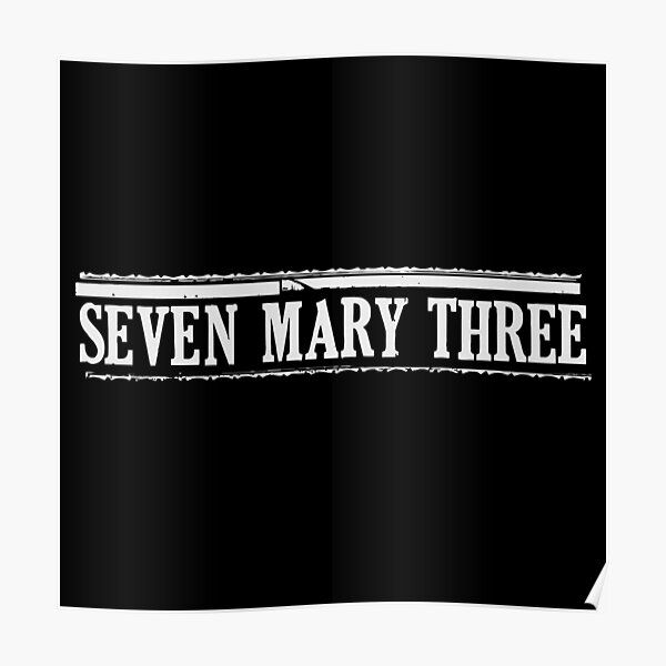 seven-mary-three-essential-logo-poster-for-sale-by-johncwhang-redbubble