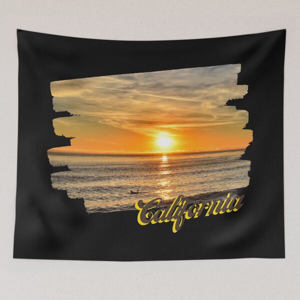 Item preview, California Sunset Surfer San Pedro California designed and sold by concettaellis.