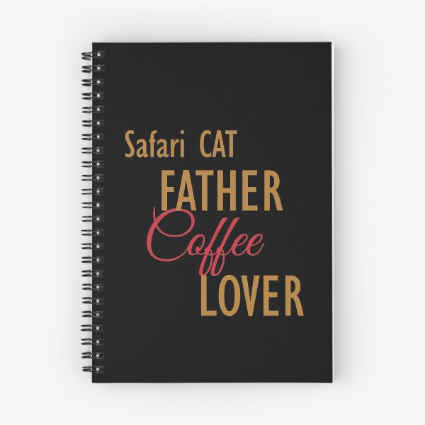 Item preview, Safari CAT Father Coffee Lover. The perfect clothes and stickers for cat and coffee lovers designed and sold by amrmab.