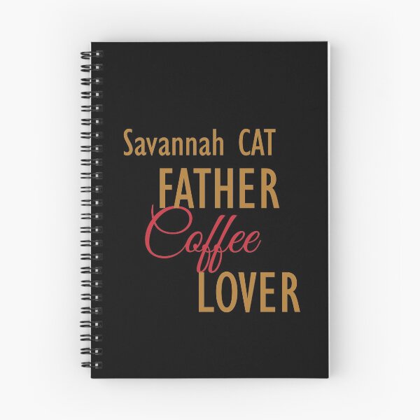 Item preview, Savannah CAT Father Coffee Lover. The perfect clothes and stickers for cat and coffee lovers designed and sold by amrmab.