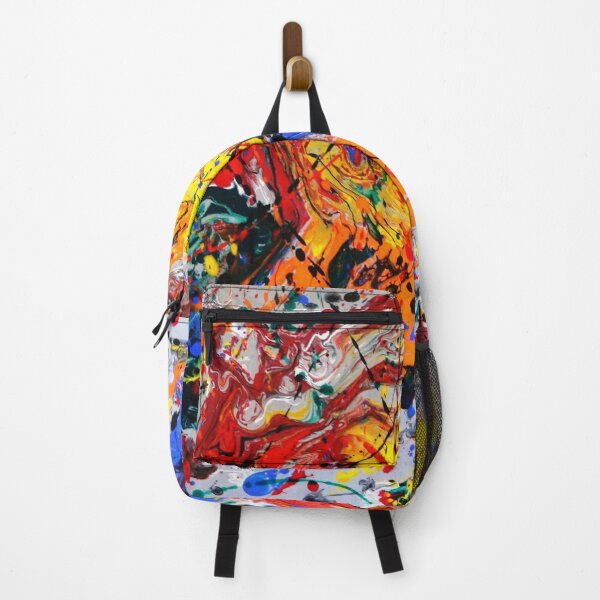 Item preview, Excitement abstract art, multicolor splash designed and sold by Peter Keresztury.