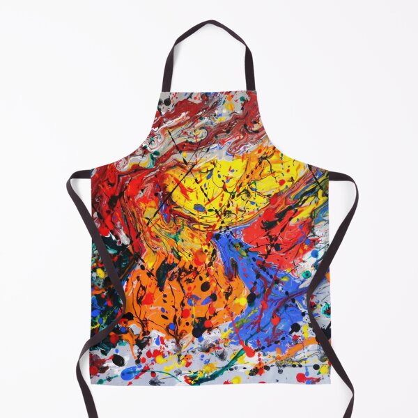Item preview, Excitement abstract art, multicolor splash designed and sold by Peter Keresztury.