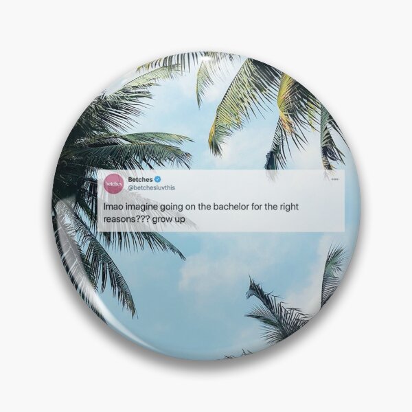 Item preview, Bachelor Tweet Palm Trees designed and sold by tryin2brelevant.