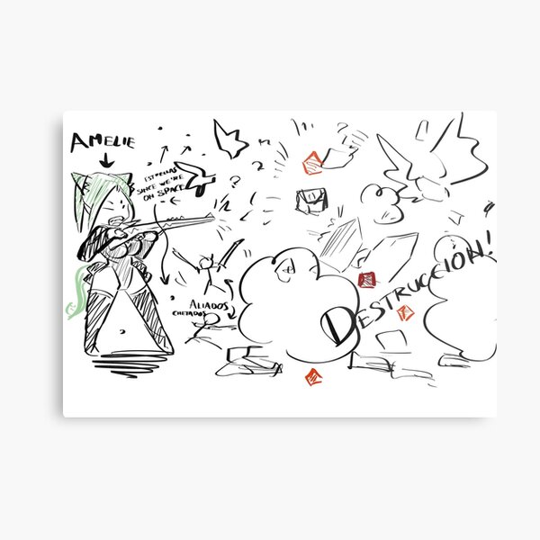 Pso2 Metal Prints Redbubble