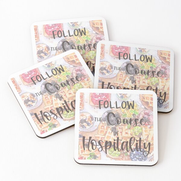 Item preview, Follow the Course of Hospitality designed and sold by Shutterbunny Art & Creative.